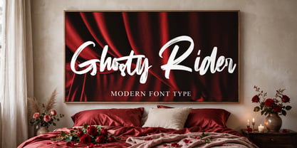 Ghosty Rider Font Poster 4