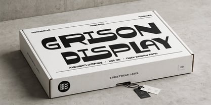 Grison Display Font Poster 7