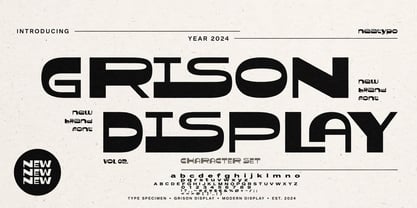 Grison Display Font Poster 5