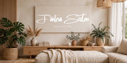Fantera Sistem Font Poster 4