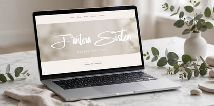 Fantera Sistem Font Poster 9