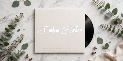 Fantera Sistem Font Poster 7
