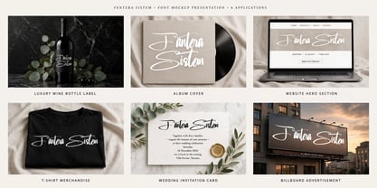 Fantera Sistem Font Poster 1