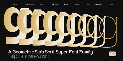 CKR Slab Soft Font Poster 3