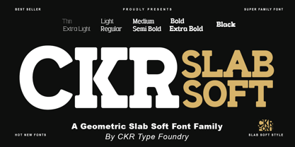 CKR Slab Soft Font Poster 1