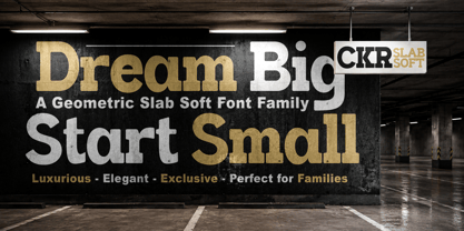 CKR Slab Soft Font Poster 4