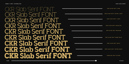 CKR Slab Soft Font Poster 5