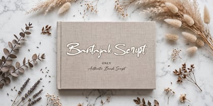 Bantajak Script Font Poster 6