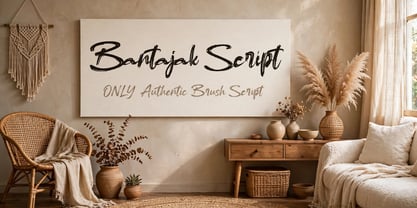 Bantajak Script Font Poster 5