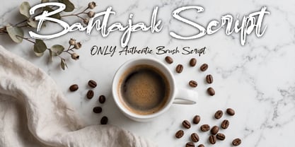 Bantajak Script Font Poster 7