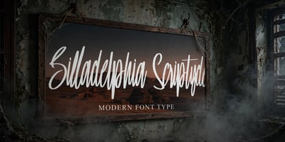 Billadelphia Scriptyde Font Poster 3