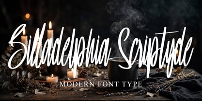 Billadelphia Scriptyde Font Poster 12