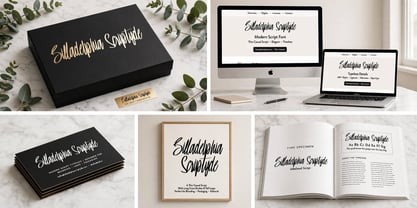 Billadelphia Scriptyde Font Poster 13