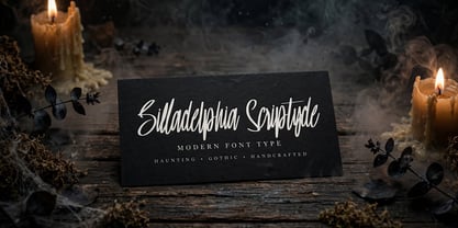 Billadelphia Scriptyde Font Poster 9