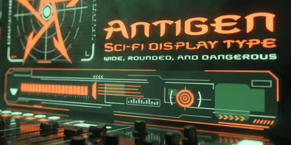 Antigen Font Poster 1