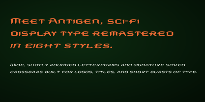 Antigen Font Poster 7