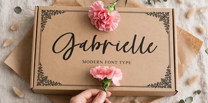 Gabrielle Font Poster 8