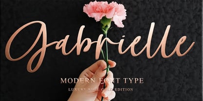 Gabrielle Font Poster 1