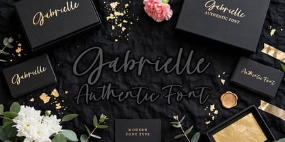 Gabrielle Font Poster 4