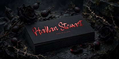 Hallan Stewart Font Poster 1