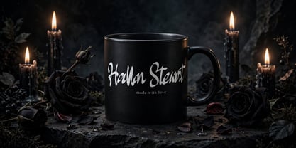 Hallan Stewart Font Poster 9