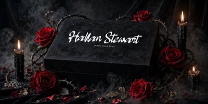 Hallan Stewart Font Poster 14