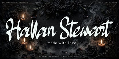 Hallan Stewart Font Poster 8