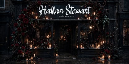 Hallan Stewart Font Poster 11
