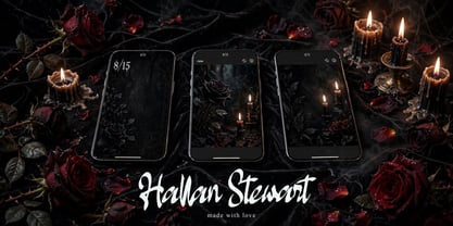 Hallan Stewart Font Poster 6