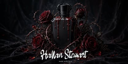 Hallan Stewart Font Poster 13