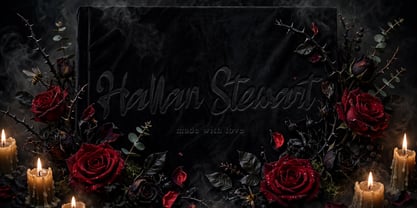 Hallan Stewart Font Poster 4