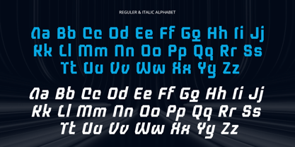 Overlap Font Poster 11