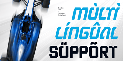 Overlap Font Poster 12
