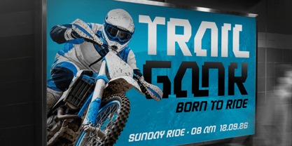 Overlap Font Poster 5