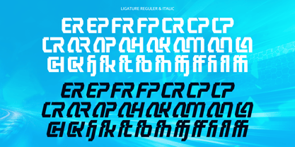 Overlap Font Poster 13