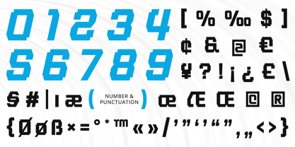 Overlap Font Poster 10