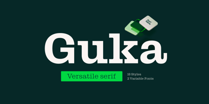 Guka Font Poster 10