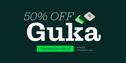 Guka Font Poster 1