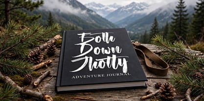Both Down Jhotty Font Poster 14