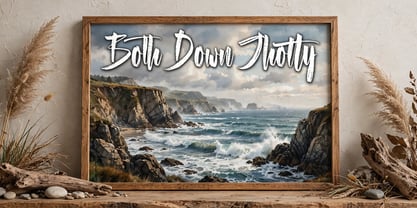 Both Down Jhotty Font Poster 11