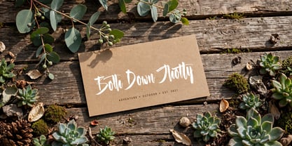 Both Down Jhotty Font Poster 2