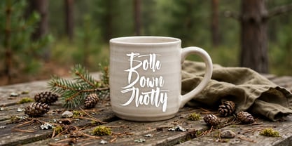Both Down Jhotty Font Poster 4