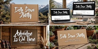 Both Down Jhotty Font Poster 12