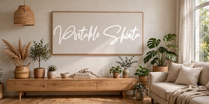 Portable Shinta Font Poster 10