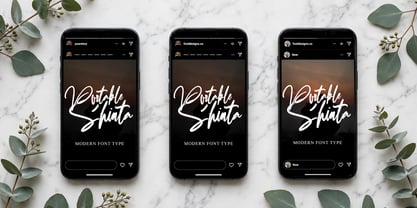 Portable Shinta Font Poster 7