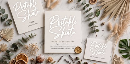 Portable Shinta Font Poster 13