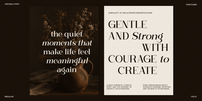 Archela Font Poster 3
