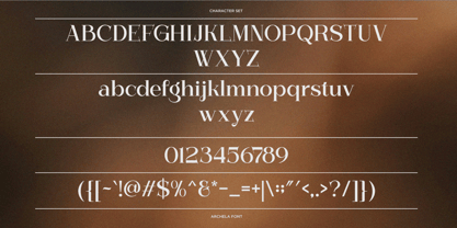 Archela Font Poster 7