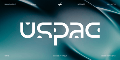Uspac Font Poster 1