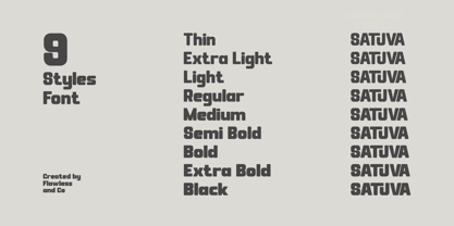 Satuva Font Poster 6